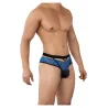 CandyMan Jockstrap Dentelle Lalita Noir et Bleu